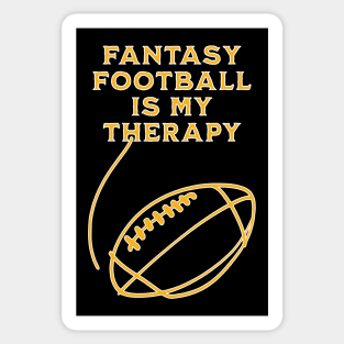 Fantasy Football is my Therapy Sticker